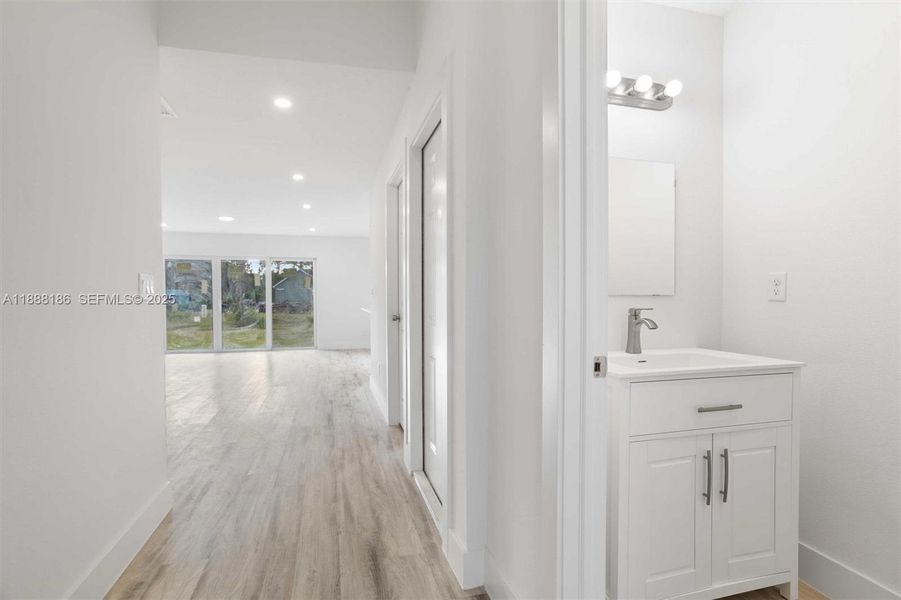 Hallway-guest bathroom