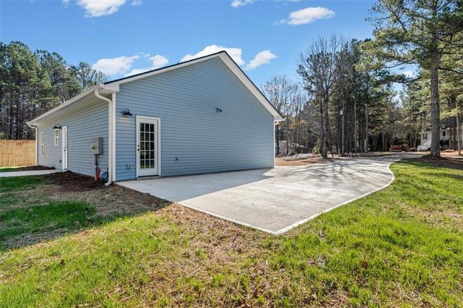 Exterior details and patio area of a home in , Rockmart (Image 25).