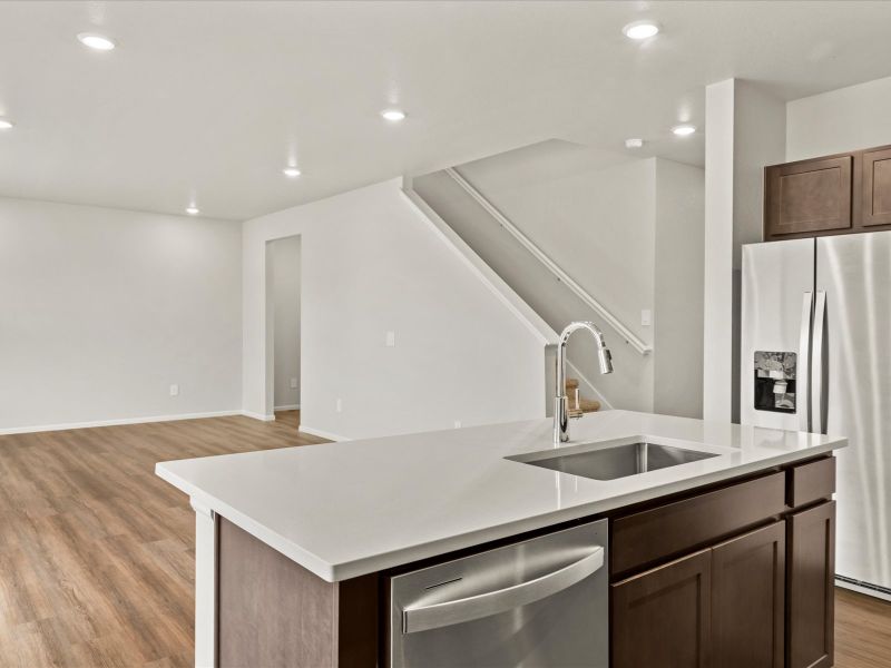 Furnished interior view inside a new home in Westgate, Greeley (Image 4).