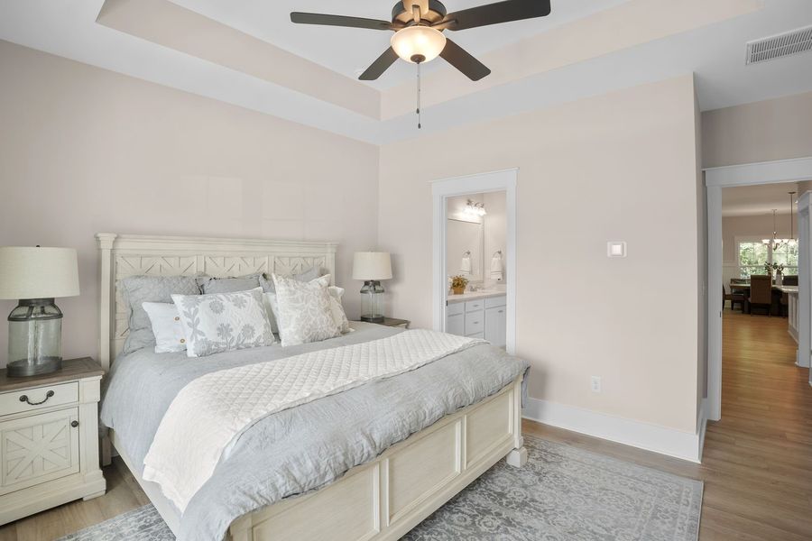 Furnished interior view inside a new home in The Sanctuary at Sunset Beach, Sunset Beach (Image 32).