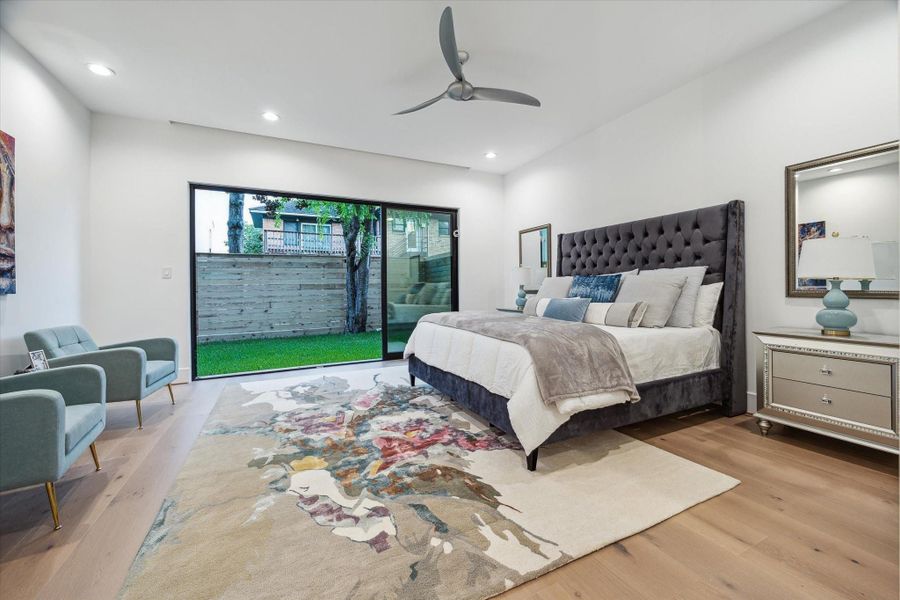 Furnished interior view inside a new home in , Houston (Image 17).