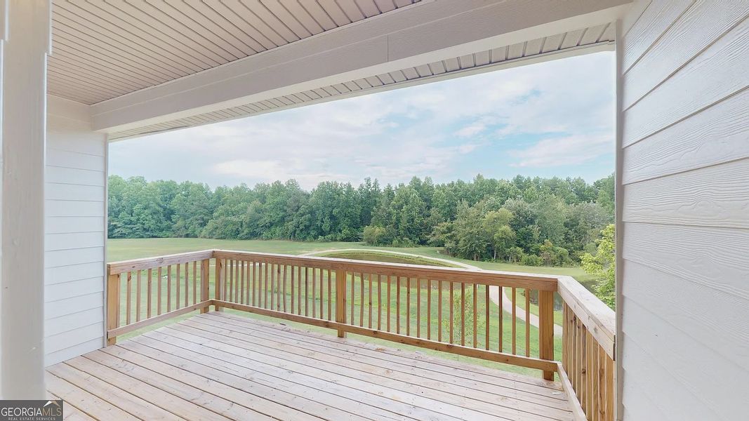 Exterior details and patio area of a home in Oakview Estates, Macon (Image 4).