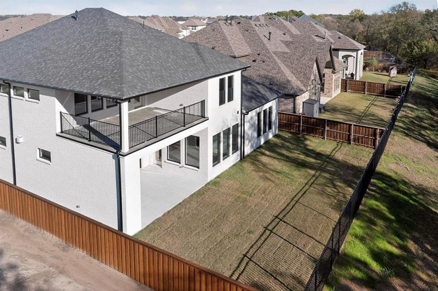 Easily create multi-generational living with dual outdoor spaces.