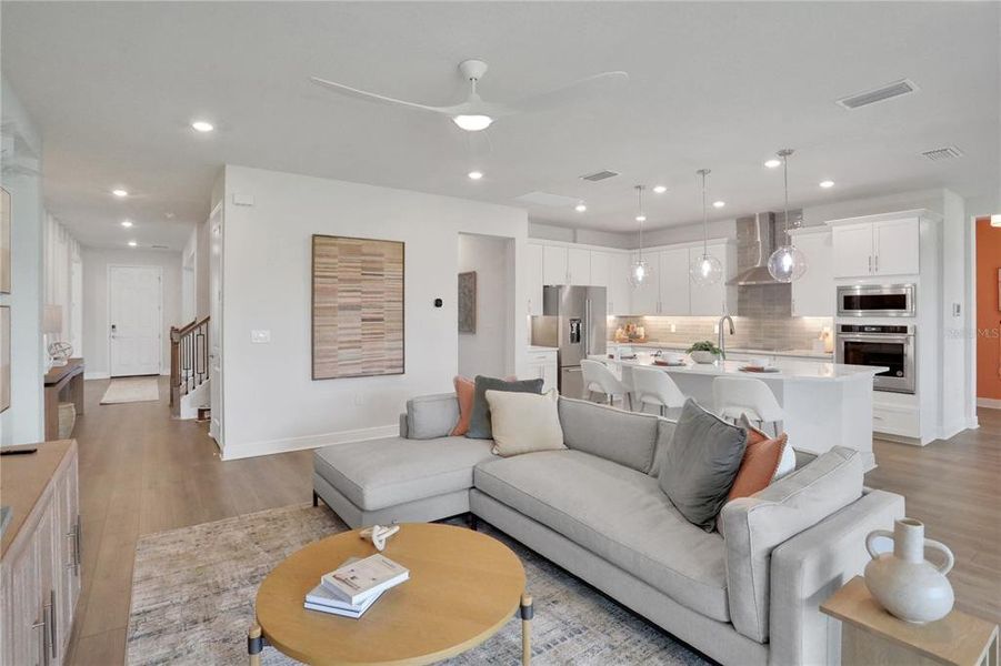 Furnished interior view inside a new home in Angeline, Land O' Lakes (Image 60).