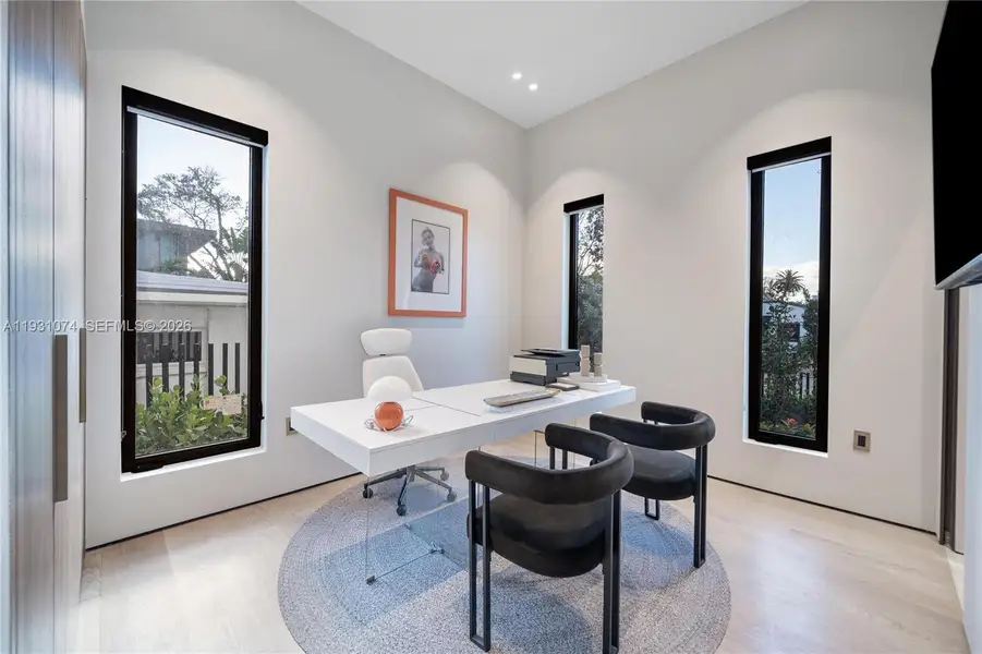 Furnished interior view inside a new home in , Miami Beach (Image 4).