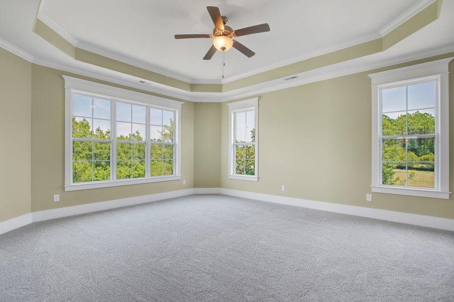 Representative unfurnished interior of a home built from the Ansley by Bill Clark Homes in Sidbury Landing, Wilmington (Image 23).