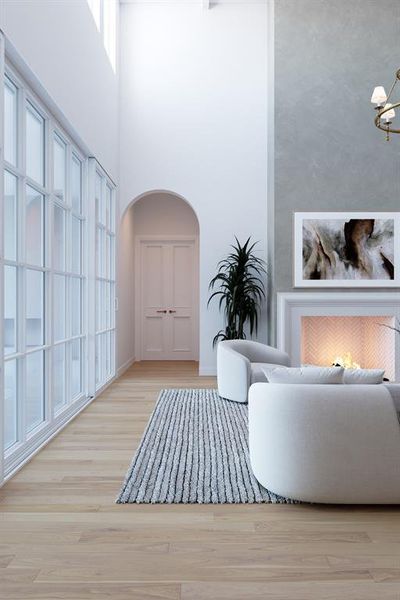 Furnished interior view inside a new home in , Dallas (Image 12). Furnished interior view inside a new home in , Dallas (Image 12).