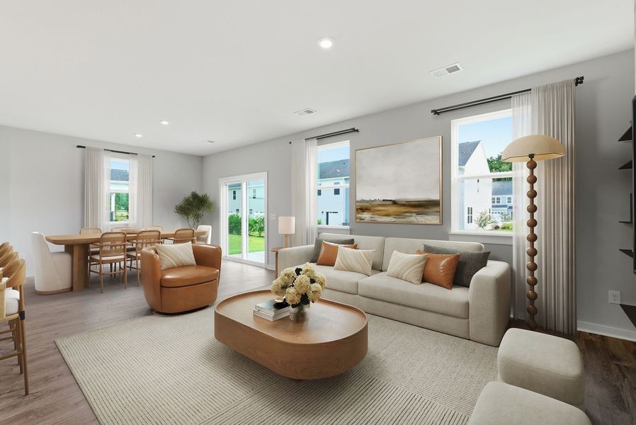 Representative furnished interior of a home built from the The Nathaniel by Stanley Martin Homes in Abney Hills Estates, Blythewood (Image 7).
