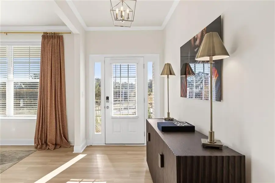 Furnished interior view inside a new home in Hellen Valley, Braselton (Image 11).