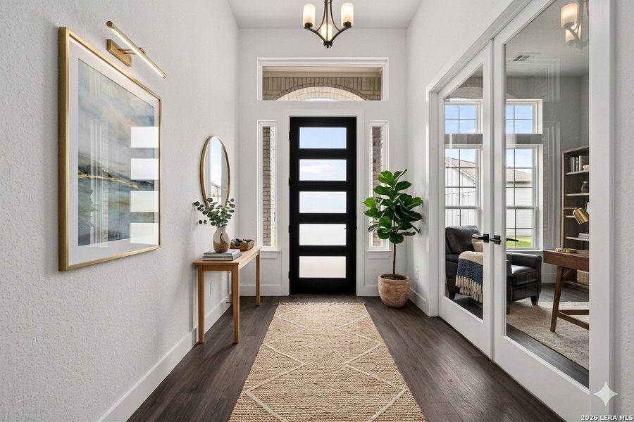 Furnished interior view inside a new home in , Castroville (Image 12).