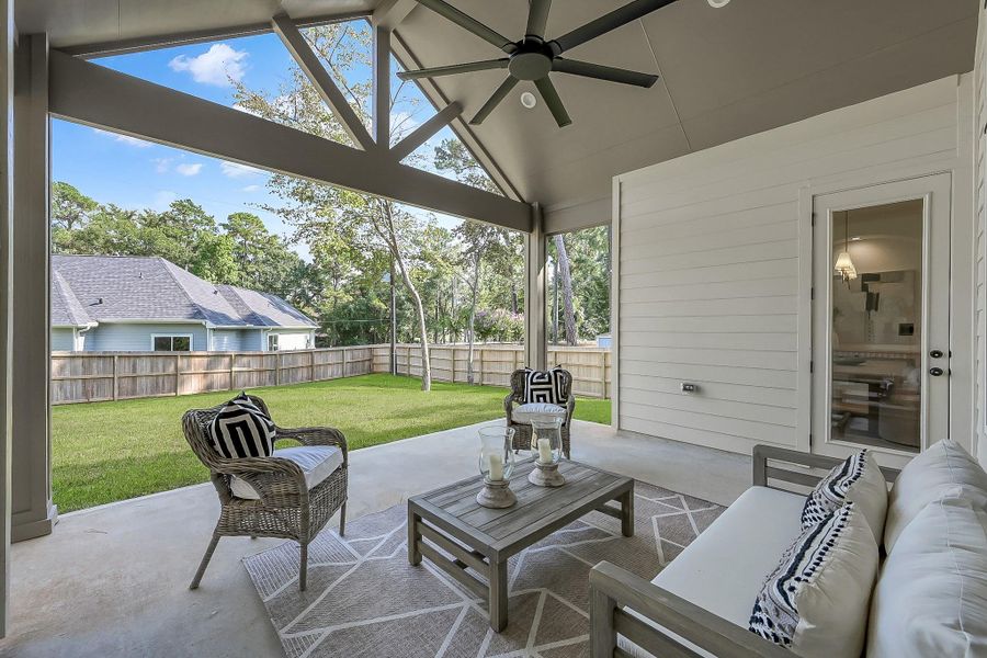 Furnished interior view inside a new home in , Willis (Image 27).