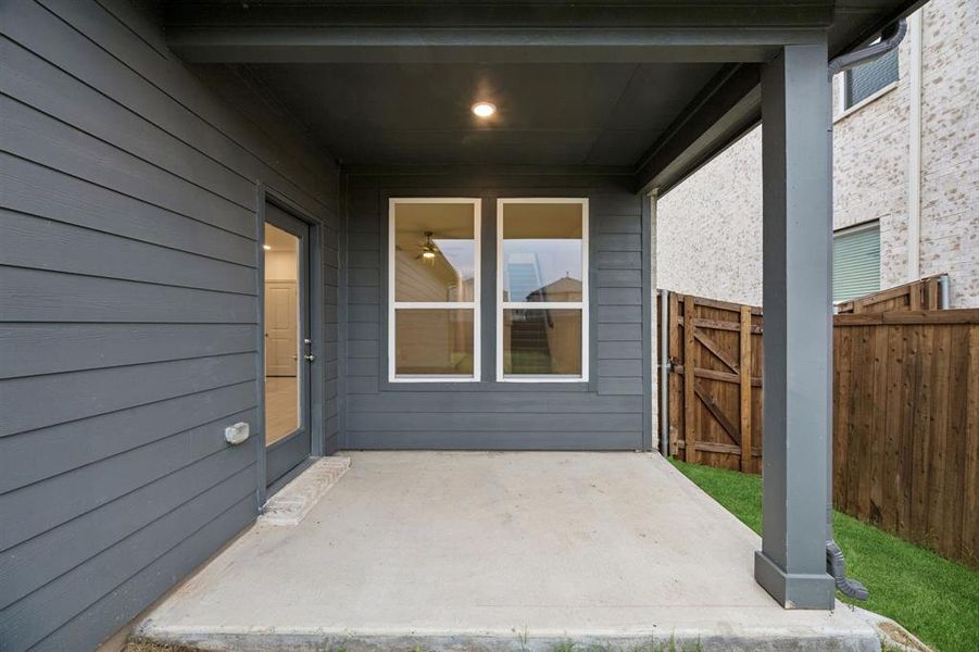 Exterior details and patio area of a home in Sicily, Princeton (Image 2). Exterior details and patio area of a home in Sicily, Princeton (Image 2).