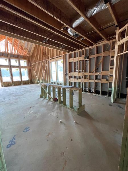 In-progress construction of a new home in Clopton Farms, Montgomery, TX (Image 3).