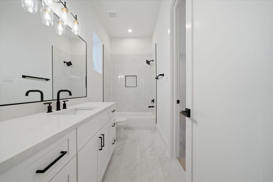 Furnished interior view inside a new home in , Houston (Image 17). Furnished interior view inside a new home in , Houston (Image 17).