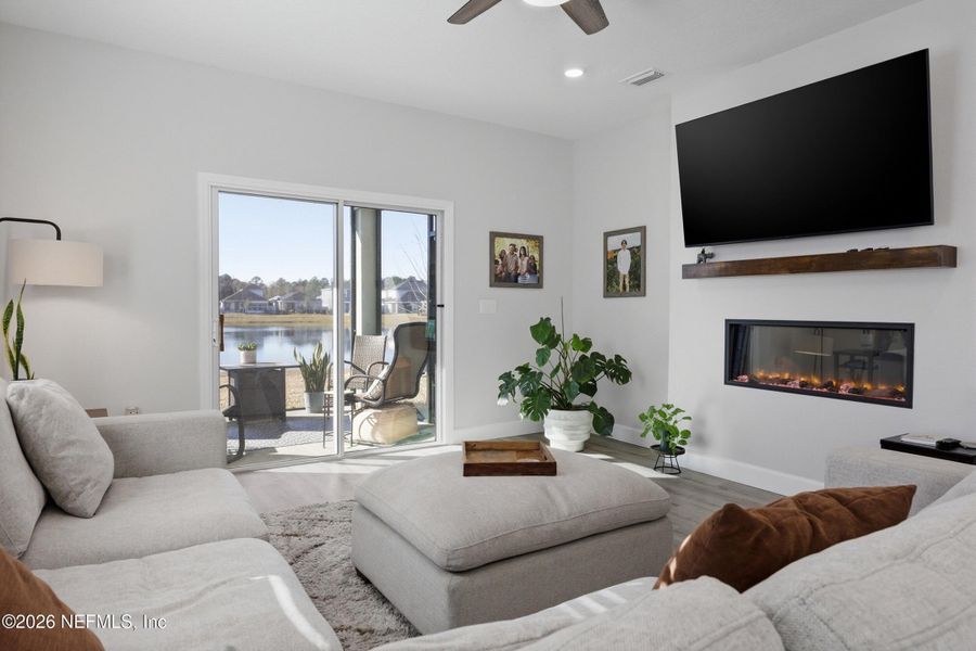 Furnished interior view inside a new home in , Fernandina Beach (Image 32).