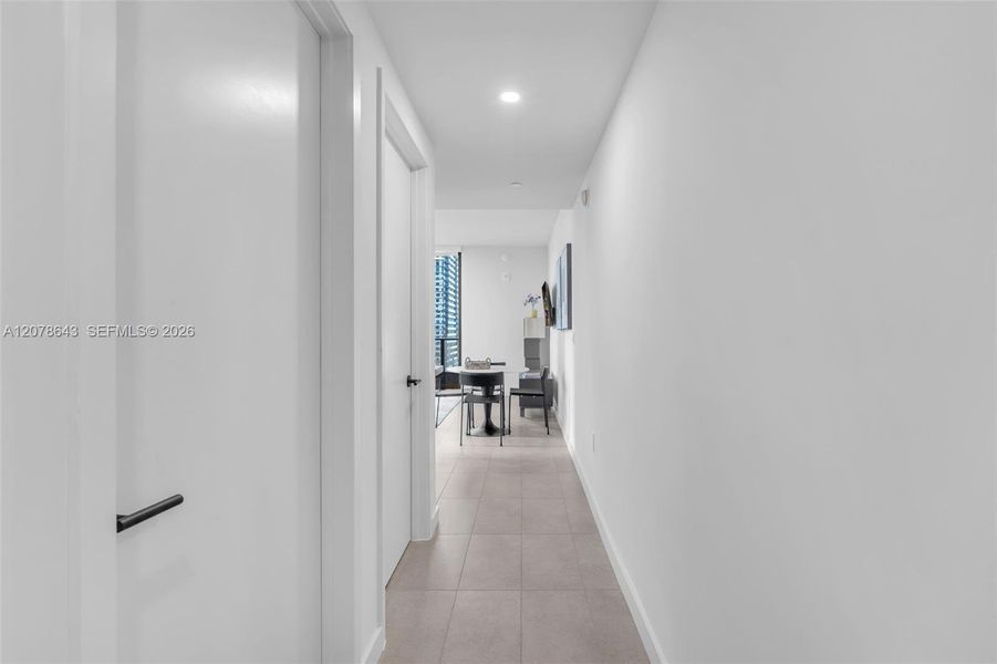 Furnished interior view inside a new home in , Miami (Image 17).