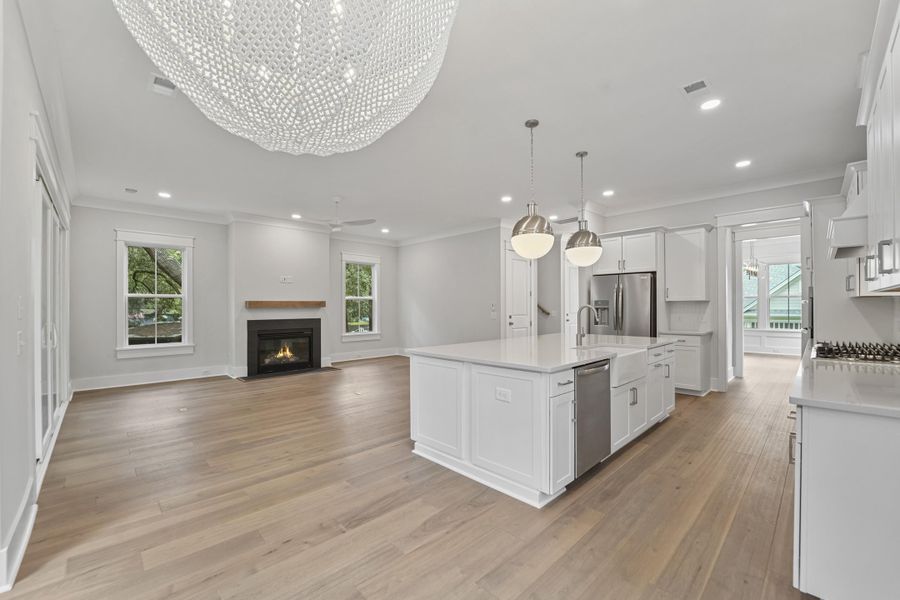 Furnished interior view inside a new home in , Johns Island (Image 5).