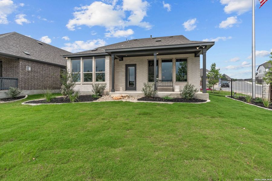 Exterior details and patio area of a home in Bison Ridge, San Antonio (Image 3). Exterior details and patio area of a home in Bison Ridge, San Antonio (Image 3).