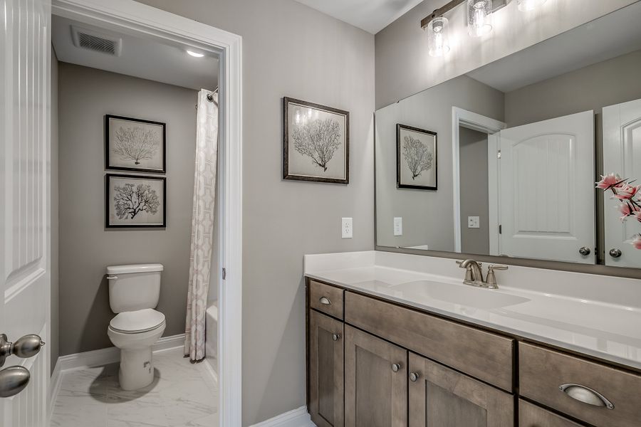 Furnished interior view inside a new home in Marshfield, Longs (Image 9).