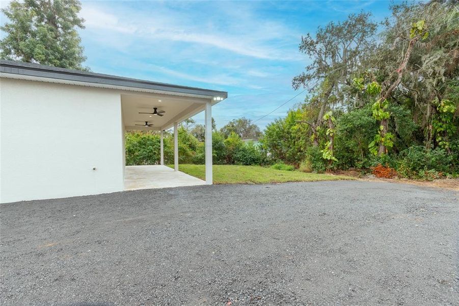 Exterior details and patio area of a home in , Sebring (Image 36).