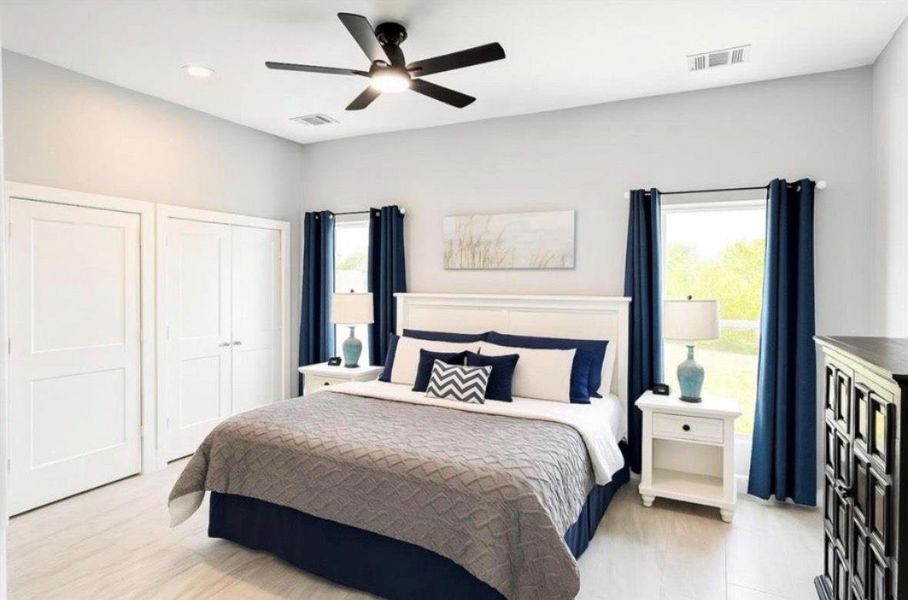 Furnished interior view inside a new home in , San Leon (Image 8).