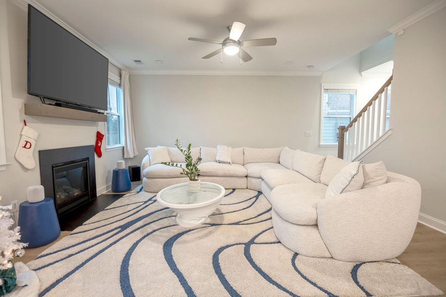 Furnished interior view inside a new home in Abbey Walk, Moncks Corner (Image 9). Furnished interior view inside a new home in Abbey Walk, Moncks Corner (Image 9).