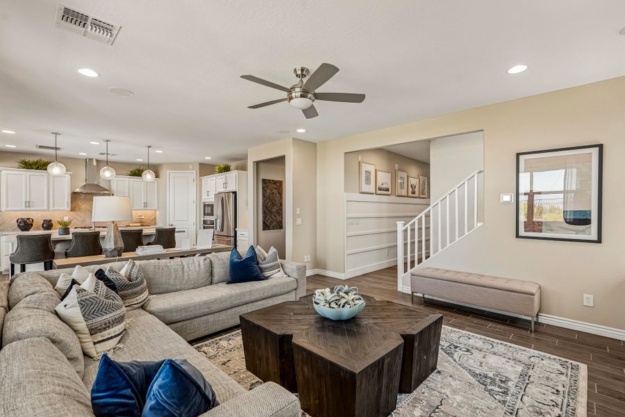 Furnished interior view inside a new home in Estrella, Goodyear (Image 8).