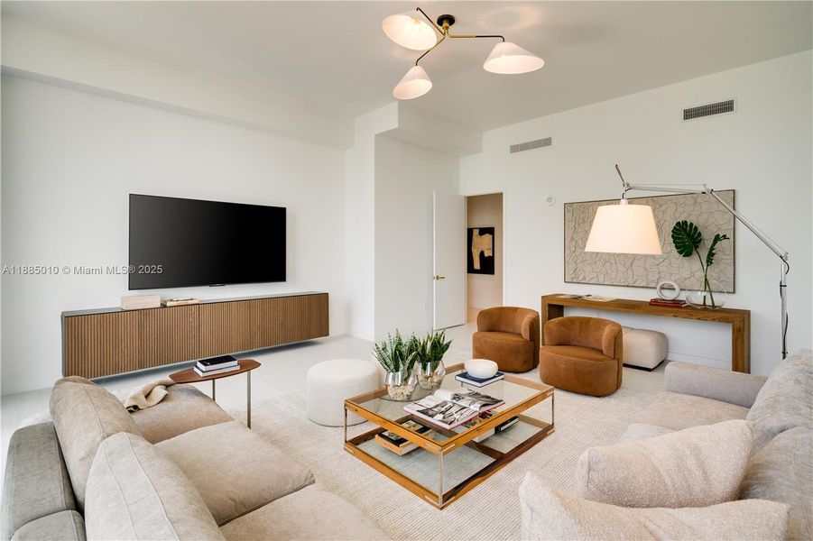 Furnished interior view inside a new home in Mr. C Residences, Miami (Image 29).