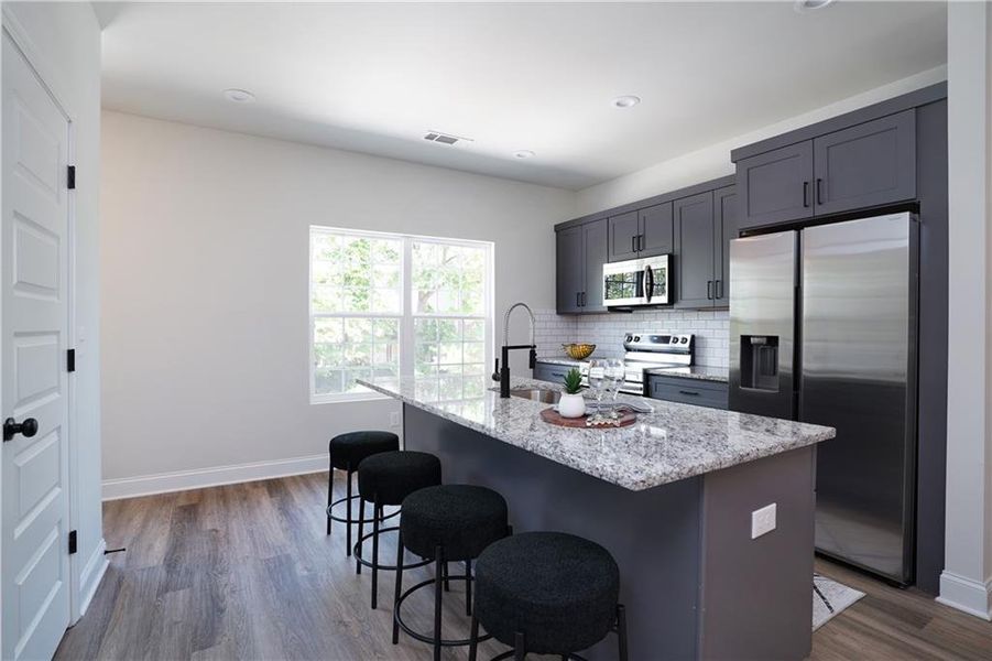 Furnished interior view inside a new home in , Stone Mountain (Image 15).