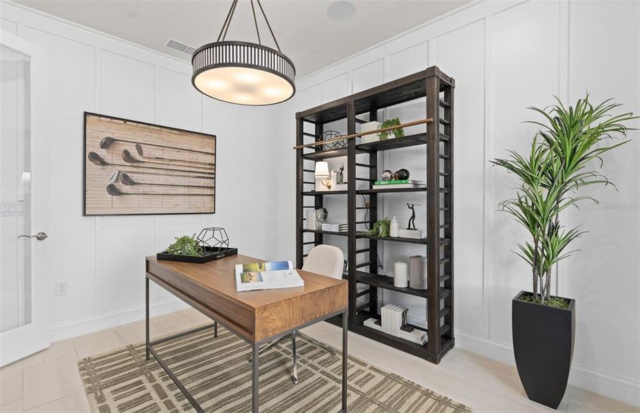 Furnished interior view inside a new home in Del Webb Sunbridge, St. Cloud (Image 12).