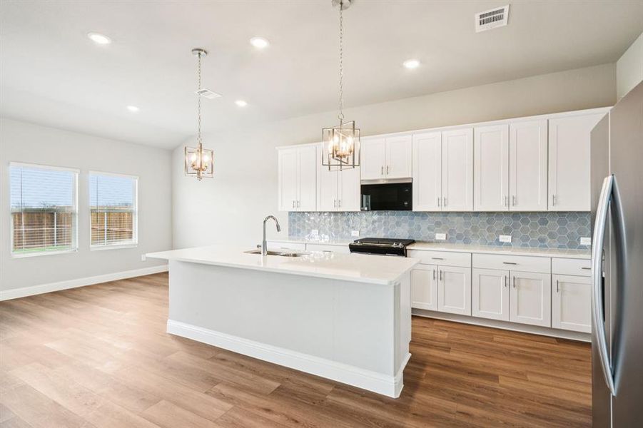 Furnished interior view inside a new home in Lakehaven - Premier Series, Farmersville (Image 7).