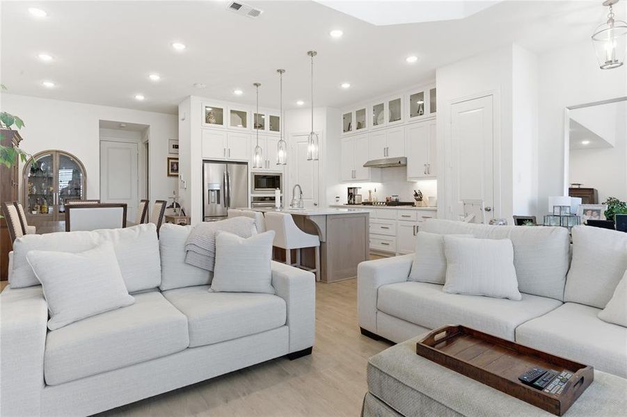 Furnished interior view inside a new home in , Aledo (Image 4).