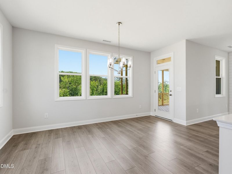Spacious, unfurnished interior of a new home in The View, Durham (Image 27).