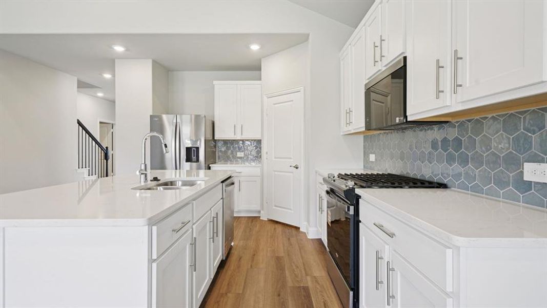 Photo is not of the actual home, but is an inspirational photo of builder’s model home and may depict options, furnishings, and/or decorator features that are not included.