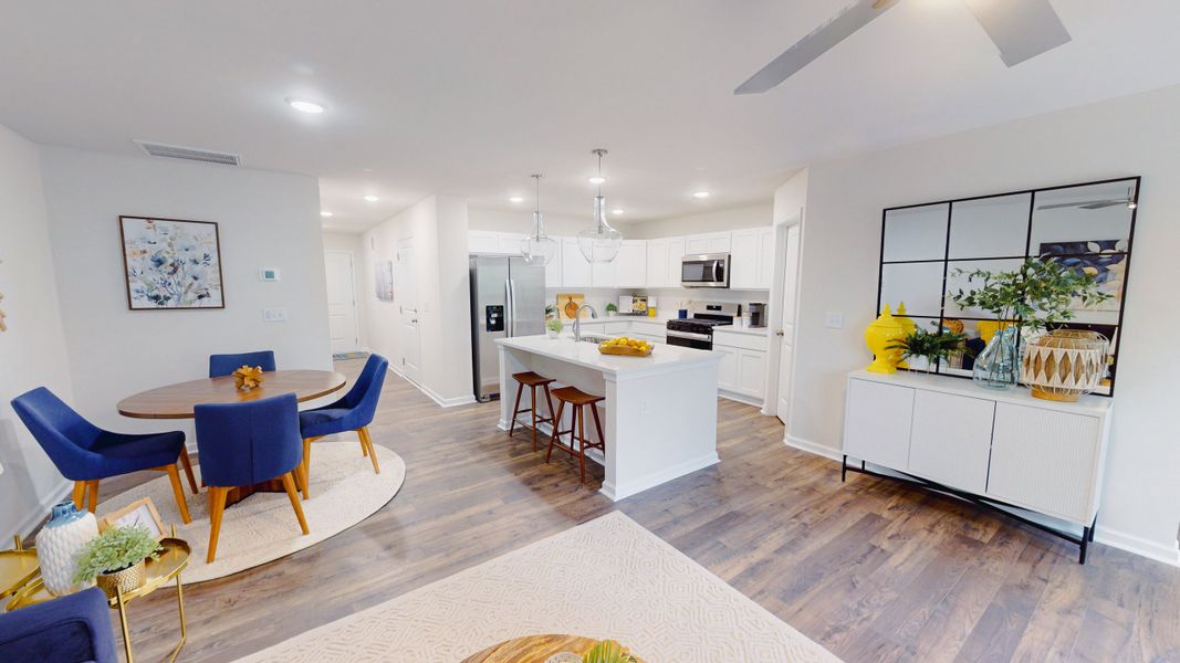 Representative furnished interior of a home built from the Stoneycreek Plan for Meece by Veranda Homes in Meece, Easley (Image 8).