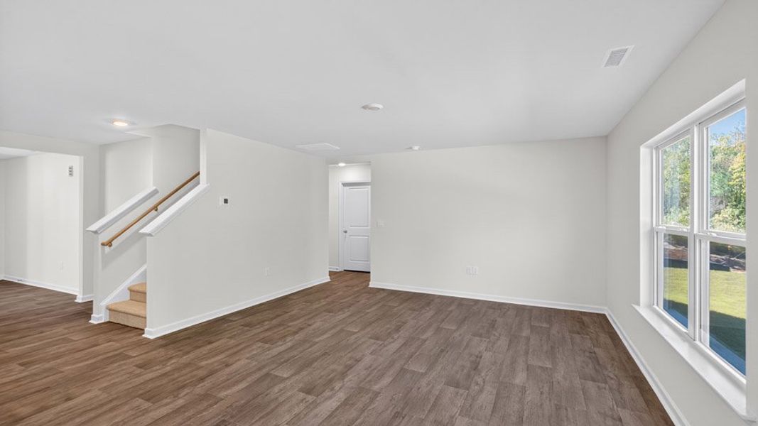 Spacious, unfurnished interior of a new home in Olive Branch, Clayton (Image 18). Spacious, unfurnished interior of a new home in Olive Branch, Clayton (Image 18).
