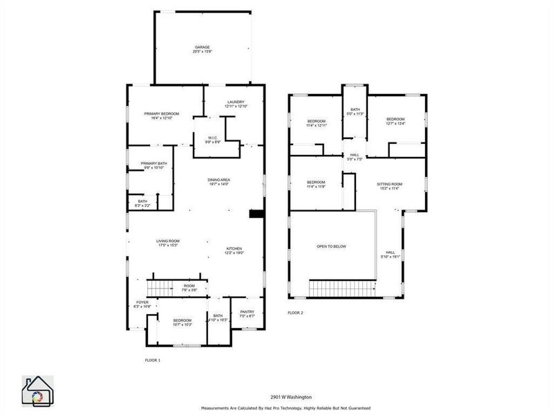 2D floor plan layout of this home in , Denison, TX (Image 5).