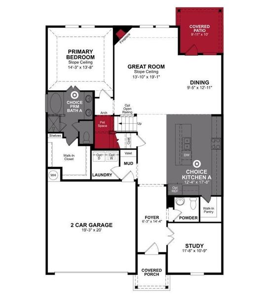 Beazer Homes Villages of Hurricane Creek Cascade floorplan. Beazer Homes Villages of Hurricane Creek Cascade floorplan.