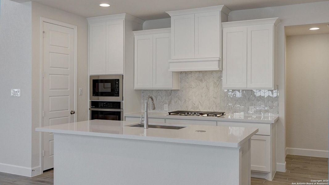 Furnished interior view inside a new home in Ladera, San Antonio (Image 10).