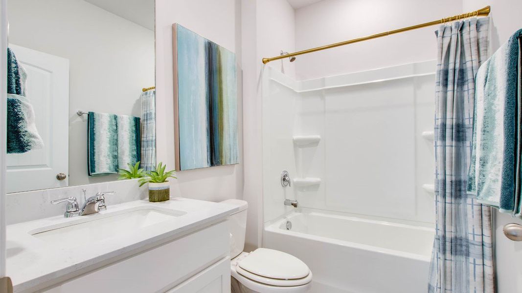 Furnished interior view inside a new home in Legacy Farms, White House (Image 24).