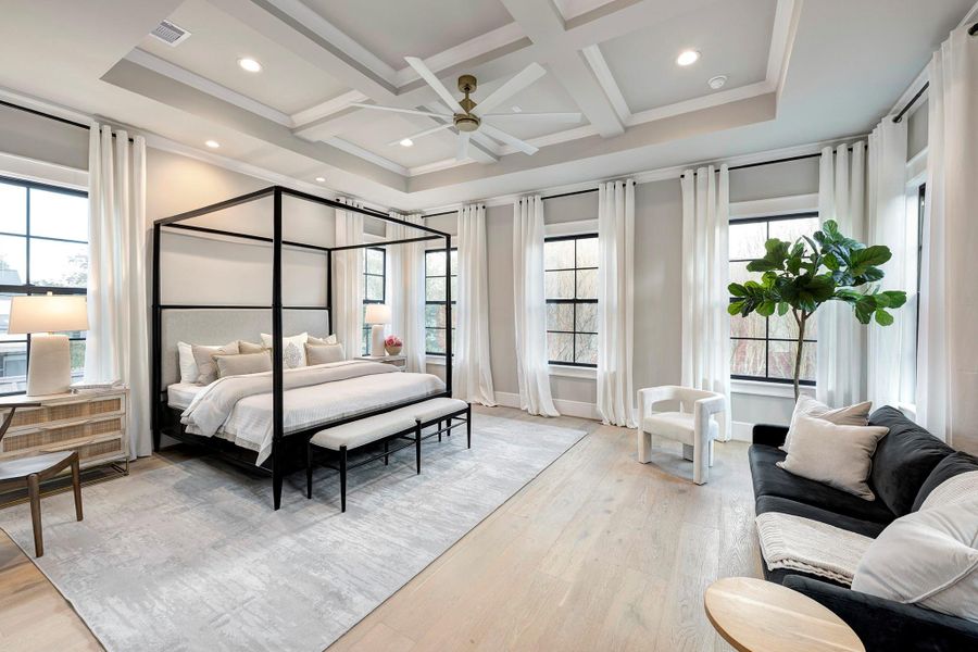 Furnished interior view inside a new home in , Houston (Image 12).