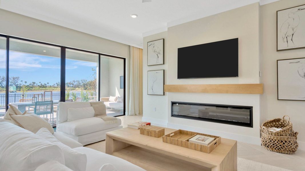 The Living Room of another Grand Sabal Model which is available at Serengeti.