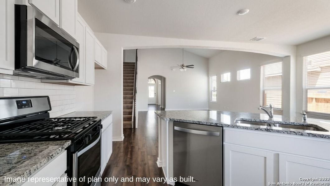 Furnished interior view inside a new home in Riverstone at Westpointe, San Antonio (Image 6).