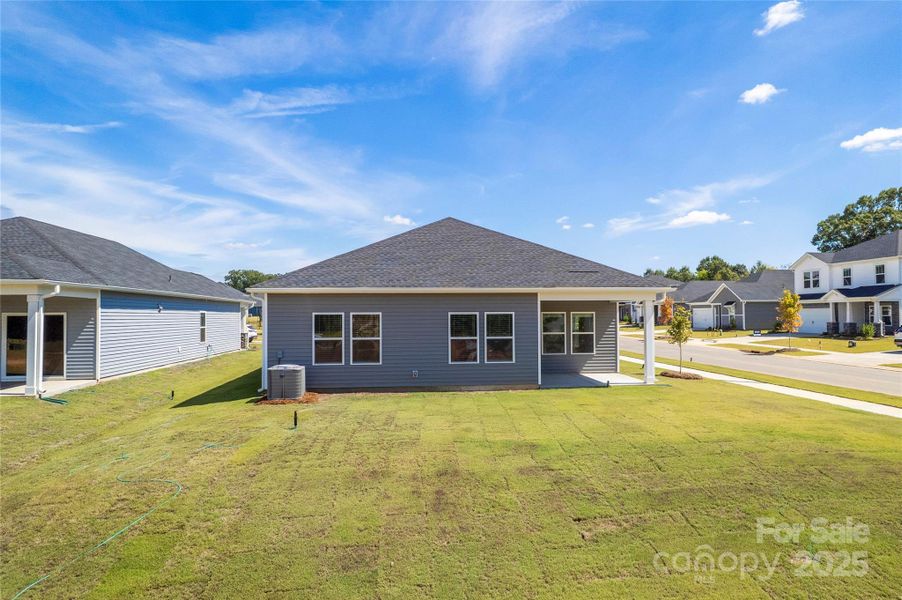 Exterior details and patio area of a home in Oxford Station, Salisbury (Image 19). Exterior details and patio area of a home in Oxford Station, Salisbury (Image 19).