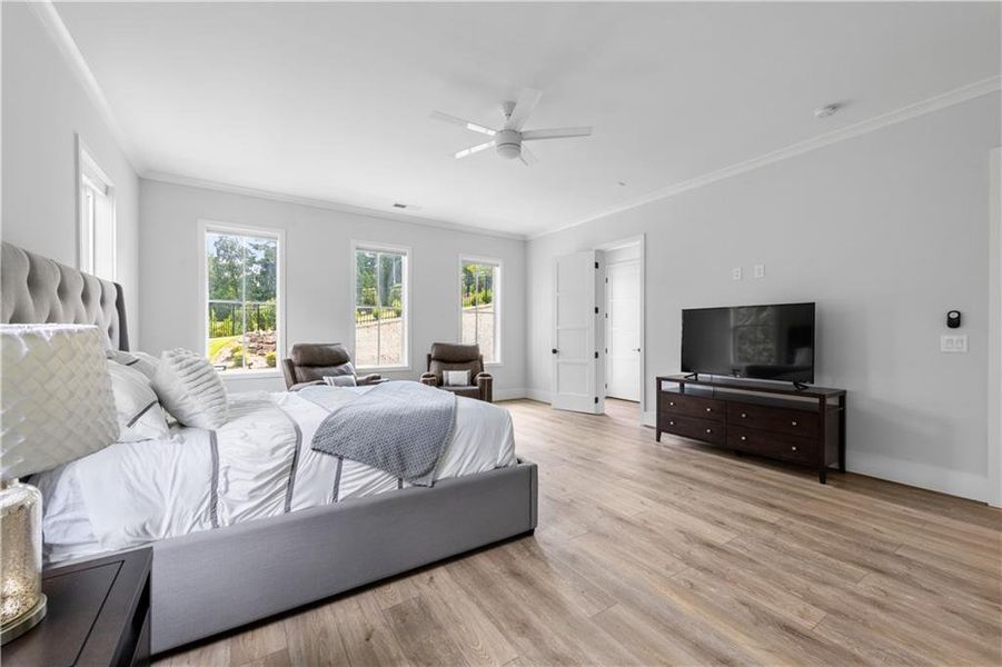 Furnished interior view inside a new home in , Acworth (Image 53).