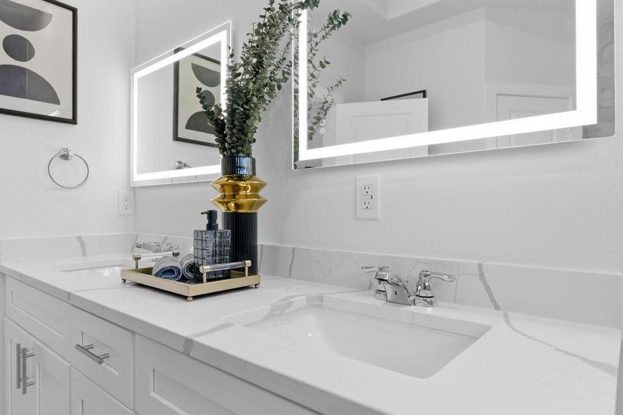 Furnished interior view inside a new home in , Houston (Image 11).