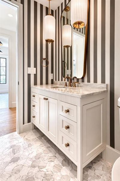 Furnished interior view inside a new home in , Dallas (Image 14).