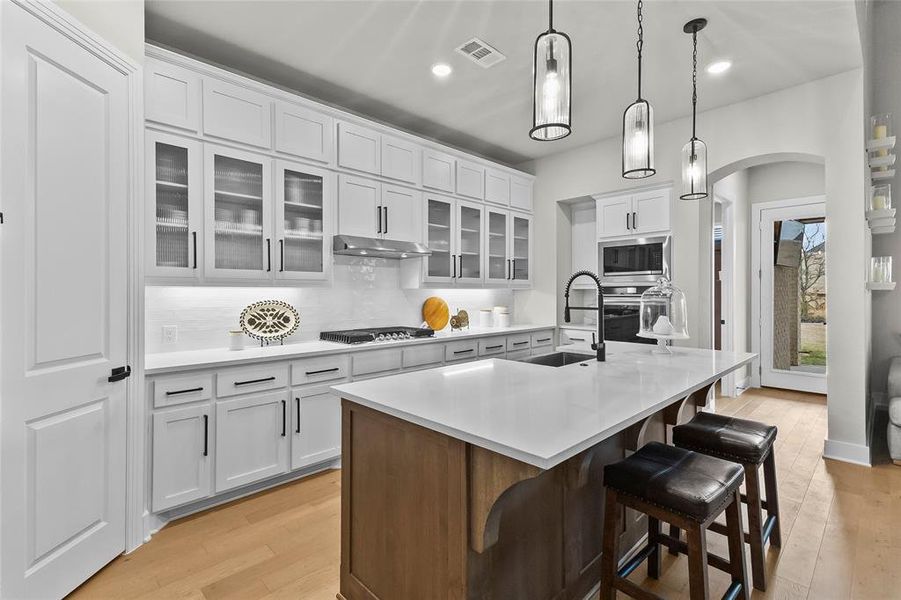 Furnished interior view inside a new home in Trinity Falls, McKinney (Image 5).