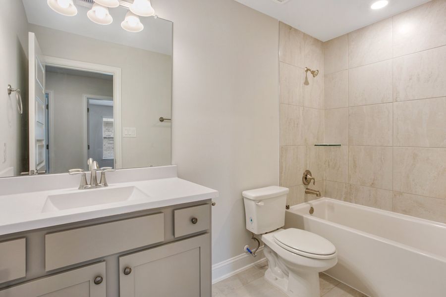 Furnished interior view inside a new home in Bayou Maison, Dickinson (Image 12).