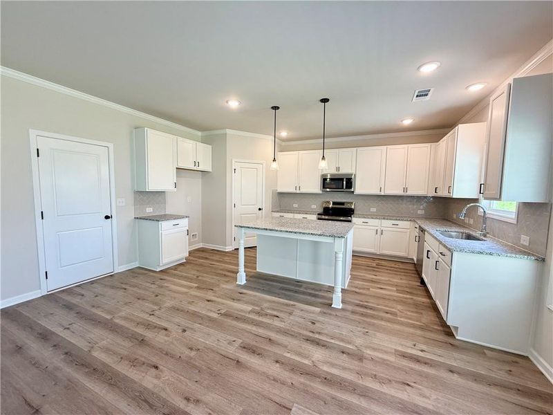 Furnished interior view inside a new home in , Buford (Image 7).